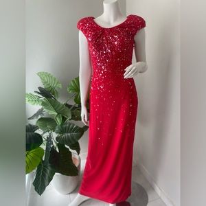 NWT Rina diMontella formal dress size 6 color Red.Wedding or prom.